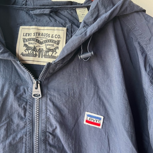 Vintage Levi’s Windbreaker Windcheater Half Zip XL - Picture 2 of 6
